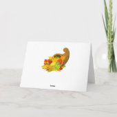 Thanksgiving Dag Turkije Feestdagen Kaart (Achterkant)