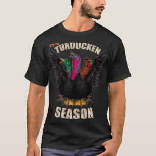 Thanksgiving Dag Turkije maakt van de hunt Monster T-shirt