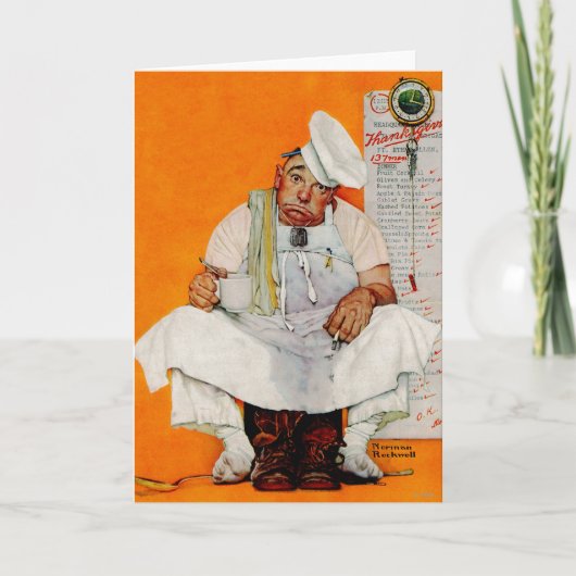 Thanksgiving dag vervagen feestdagen kaart (Voorkant)