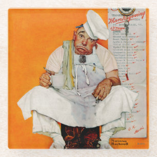 Thanksgiving dag vervagen glazen onderzetter