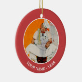 Thanksgiving dag vervagen keramisch ornament (Rechts)