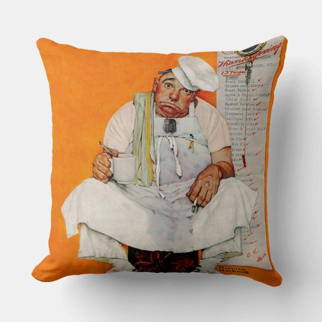 Thanksgiving dag vervagen kussen (Voorkant)