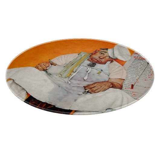 Thanksgiving dag vervagen snijplank (Hoek)