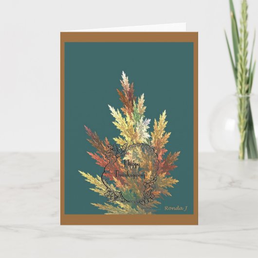 Thanksgiving-dagkaart Feestdagen Kaart (Voorkant)