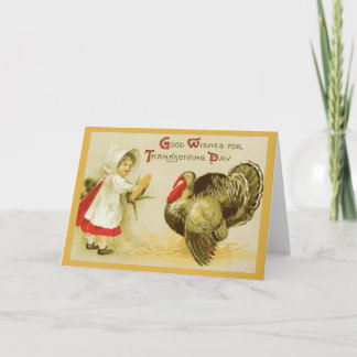 Thanksgiving-dagkaart Feestdagen Kaart