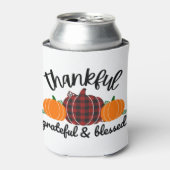 Thanksgiving dankbaar blikjeskoeler (Blikje Voorkant)