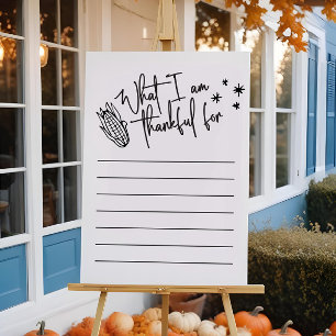 Thanksgiving Dankbaar Dankbaarheid Activiteit Post Poster