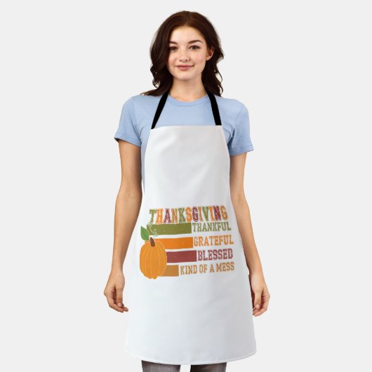 Thanksgiving dankbaar Grateful Blessed Schort (Gedragen)
