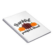 Thanksgiving dankbaar notitieboek (Rechterzijde)