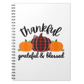 Thanksgiving dankbaar notitieboek (Voorkant)