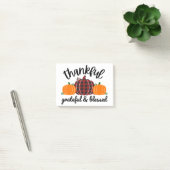 Thanksgiving dankbaar post-it® notes (Kantoor)