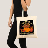 Thanksgiving dankbare grateful & Blessed Tote Bag (Voorkant (product))