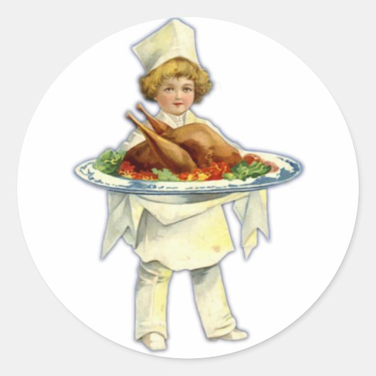 Thanksgiving Day Sticker (Voorkant)