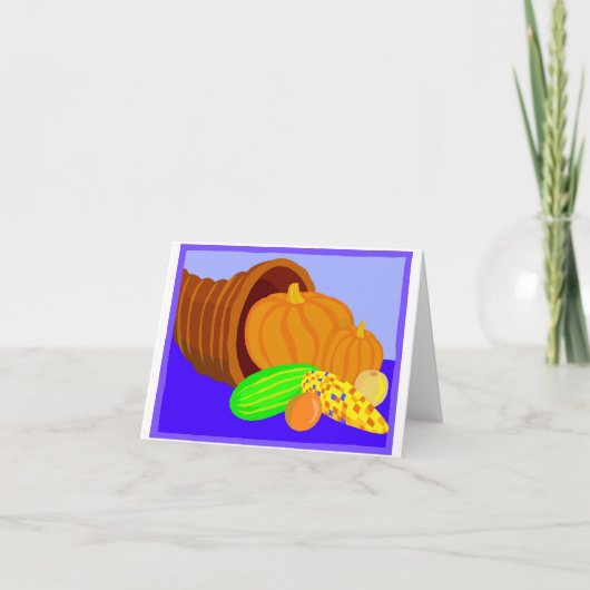 Thanksgiving - de Kaart van de Nota (Voorkant)