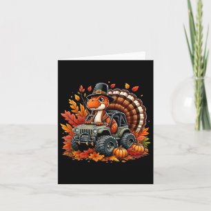 Thanksgiving Design Boys Kinder Dinosaurus T Rex H Kaart