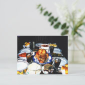 Thanksgiving, diner, Briefkaart (Staand voorkant)