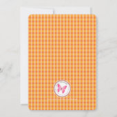 Thanksgiving Diner Open Huis Kaart (Achterkant)