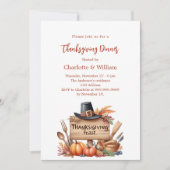 Thanksgiving Diner Pompoenen Boerderij Kaart (Voorkant)