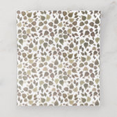 Thanksgiving Diner Rustieke Waterverf Herfst (Binnenkant ongevouwen)