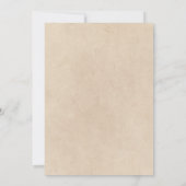 Thanksgiving Diner Turkije Rustieke  Herfst Kaart (Achterkant)