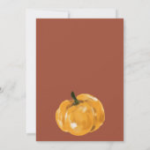 Thanksgiving Diner Uitnodiging waterverf Custom (Achterkant)