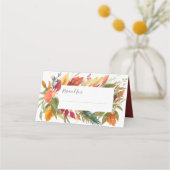 Thanksgiving Diner Waterverf Herfst Bladerdak (Voorkant)