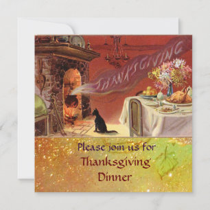Thanksgiving-dinerfeest Kaart