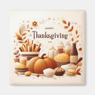 Thanksgiving dinermagneet magneet