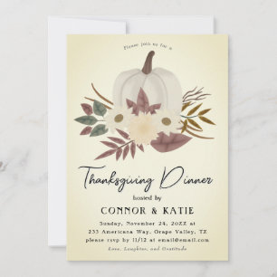 Thanksgiving Dinner Invitation 2024 Kaart