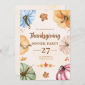 Thanksgiving Dinner Invitation - Let’s Gather Pump (Devant / Derrière)