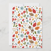 Thanksgiving Dinner Invitation Thankful Wreath Kaart (Achterkant)