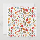 Thanksgiving Dinner Invitation Thankful Wreath Save The Date (Achterkant)