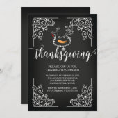  Thanksgiving Dinner Party Uitnodiging (Voorkant / Achterkant)