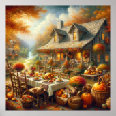 Thanksgiving Dinner Poster (Voorkant)