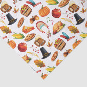 Thanksgiving Dinner Turkey Tissuepapier (Detail)