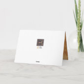 Thanksgiving Door de Bossen Kaart (Achterkant)