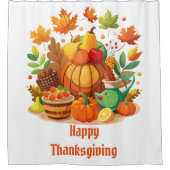 Thanksgiving Douchegordijn (Voorkant)