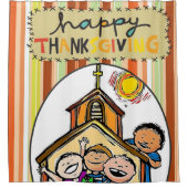 Thanksgiving douchegordijn (Voorkant)