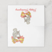 Thanksgiving eekhoorn Pecan Pie (Buitenkant ongevouwen)