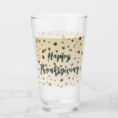 Thanksgiving eikels glas (Achterkant)