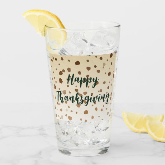Thanksgiving eikels glas (Voorkant ijs)