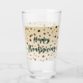 Thanksgiving eikels glas (Voorkant)