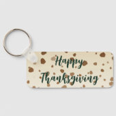 Thanksgiving eikels sleutelhanger (Achterkant)