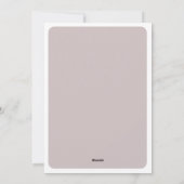 Thanksgiving élégant citrouille carte photo (Dos)