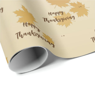 Thanksgiving Esdoornbladeren Cadeaupapier