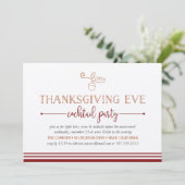Thanksgiving Eve Cocktail Party Invitation (Debout devant)