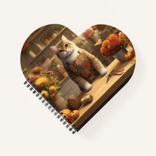 Thanksgiving Fall themed for Cat Lovers Notitieboek (Voorkant)