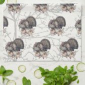 Thanksgiving Fall Turquie serviettes de cuisine (Plié)