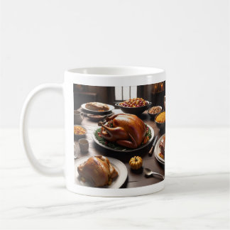 (Thanksgiving & Family III) Mug classique, 11 oz