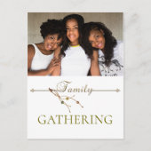 Thanksgiving Family Photo Modern Invitation (Devant)